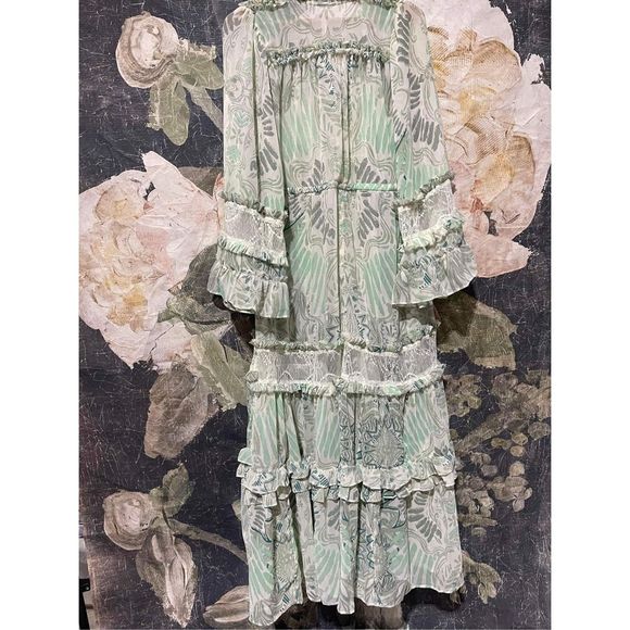 NEW Free People Bali Lover To Lover Maxi Dress / Duster Size XS - Picture 7 of 9